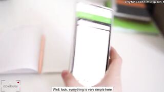 Student is having sex with her math teacher directly on his table