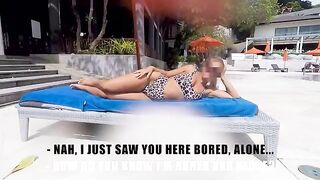 I picked up a girl at the pool and we went to her place