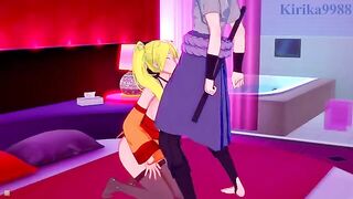 Naruko Uzumaki and Sasuke Uchiha have deep hotel sex