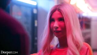 Playful Kenzie has sex in public places with a guy