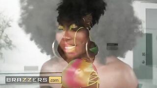 Ebony Mystique shares her skincare routine and receives a steamy 3some offer