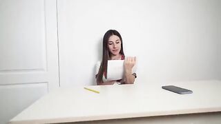 The student got a dick in her pussy for her academic concerns