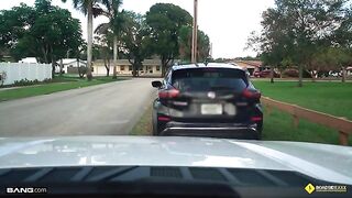 Naughty girl Gianna Grey gets fucked by mechanic on the road