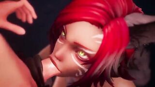 Taron has sex with Captain in a passionate anime encounter